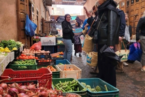 Marrakech: Aula de culinária marroquina com visita ao mercado e refeição