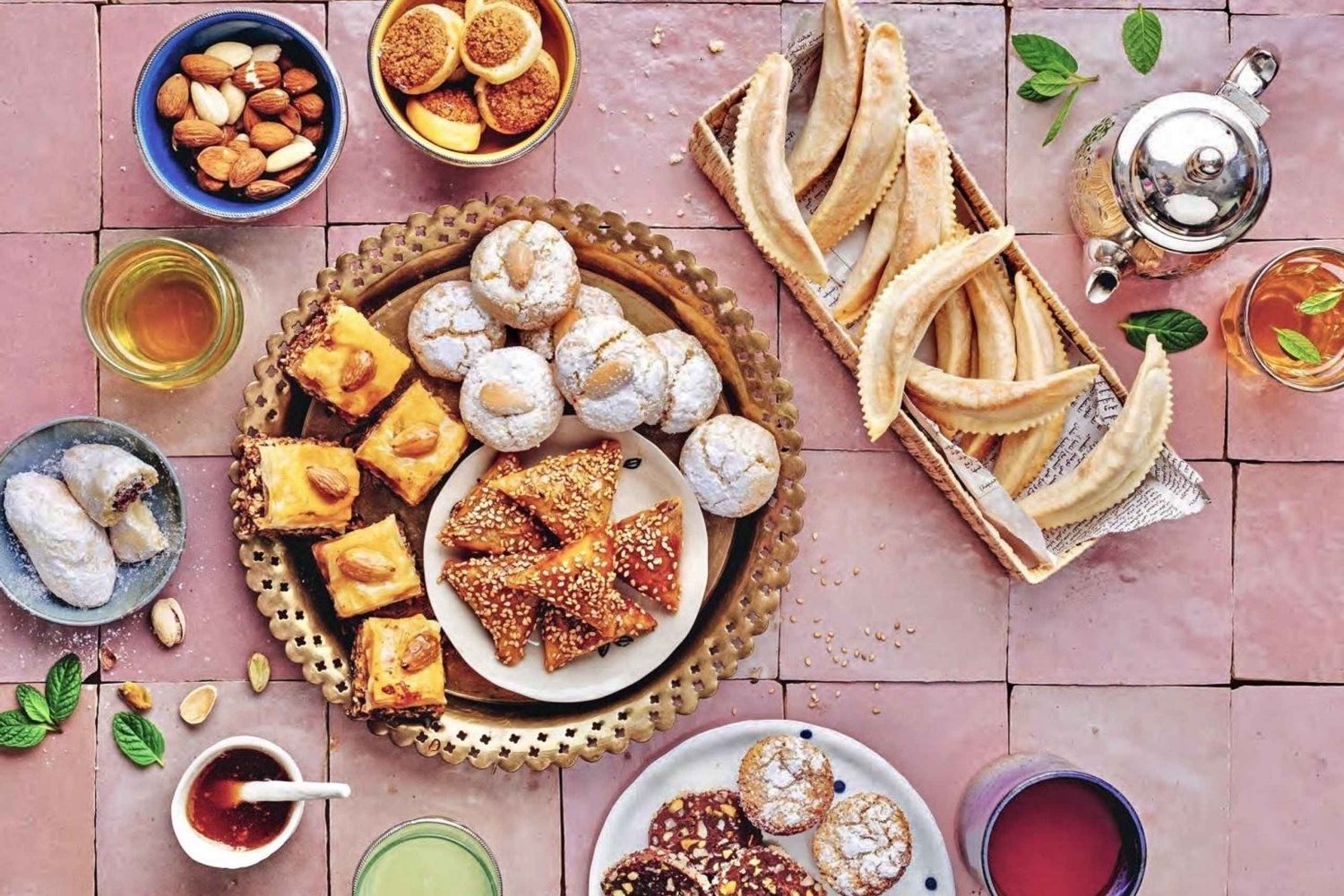 Marrakech: Clase de repostería marroquí y té con un lugareño