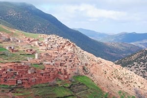 Excursión de un día al valle de Ourika y al río Oulmes con camellos incluidos.