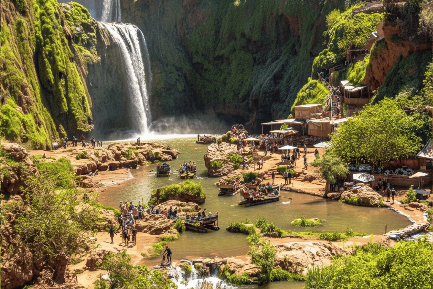 Ouzoud Waterfalls: Day Trip with Guide & Boat Ride