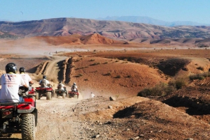 Agafay Woestijn Zonsondergang Quadtocht: Een onvergetelijke ervaring.