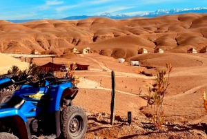 Quad bike and Lunch & Pool in Desert Marrakech Agafay