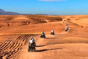 Quad bike and Lunch & Pool in Desert Marrakech Agafay