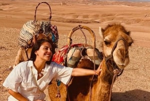 Marrakech: Agafay Quad Bike, passeio de camelo ao pôr do sol com jantar