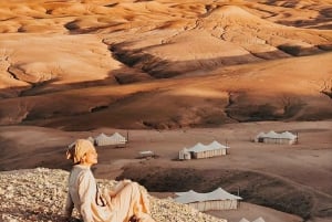Marrakech: Agafay Quad Bike, passeio de camelo ao pôr do sol com jantar