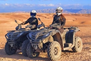 Marrakech: Agafay Desert Quad Bike Tour with Moroccan Tea