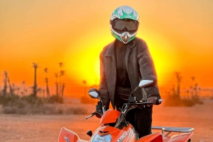 マラケシュでの四輪バイクの冒険