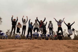 マラケシュでの四輪バイクの冒険