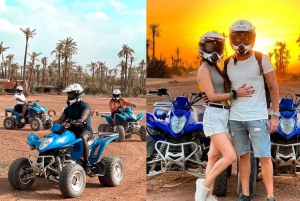 マラケシュでの四輪バイクの冒険