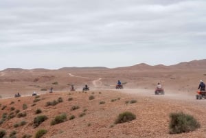 Quad biking at the Lake Takerkoust and Agafay Desert