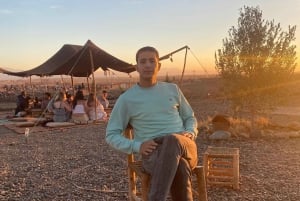 Sunset Camel Ride in Desert & Palm Grove with Tea & Transfer