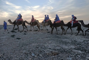Sunset Camel Ride & Quad Tour In Agafay Desert With Dinner