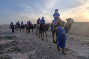 Sunset Camel Ride & Quad Tour In Agafay Desert With Dinner