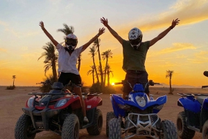 Quadfahren bei Sonnenuntergang in Marrakech