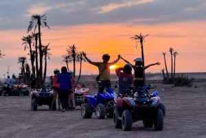 Auringonlaskun mönkijä Marrakechissa