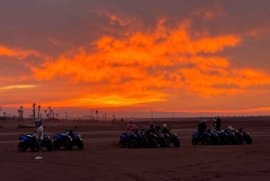 Auringonlaskun mönkijä Marrakechissa