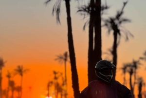 Auringonlaskun mönkijä Marrakechissa