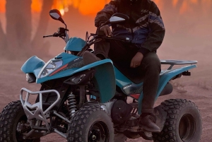 Auringonlaskun mönkijä Marrakechissa