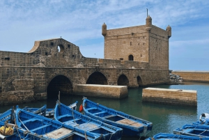Cours de surf et déjeuner lors d'une excursion d'une journée à Essaouira au départ de Marrakech