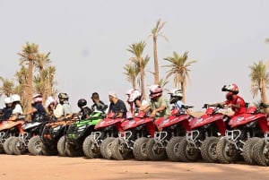 Marrakesch: Quad-Ausflug in die Palmenoase und die Wüste Jbilat, Tee