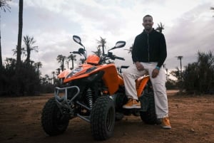 Marrakesch: Quad-Ausflug in die Palmenoase und die Wüste Jbilat, Tee