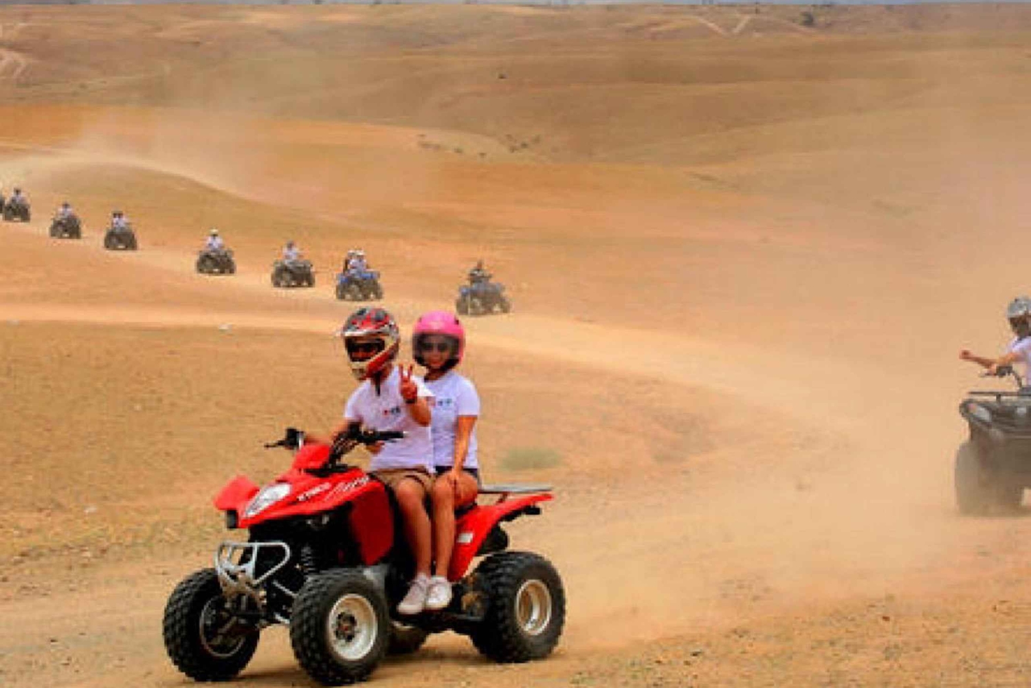 Ekscytująca przygoda na quadach na pustyni Agafay