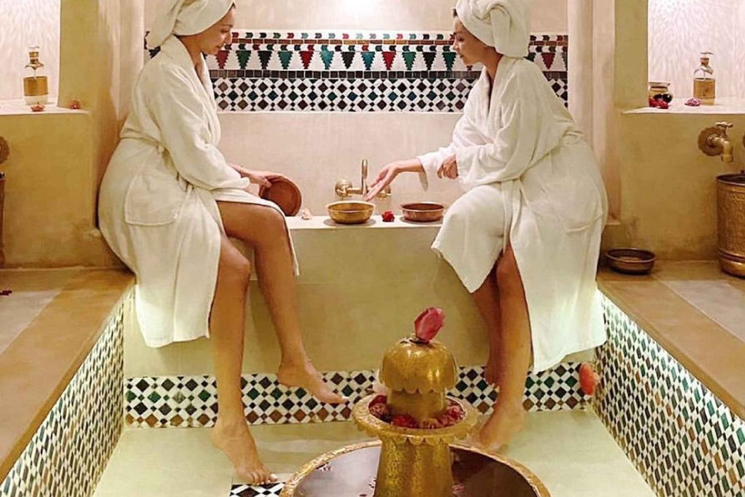 Traditionellt spa Hammam & massage med hotelltransfer