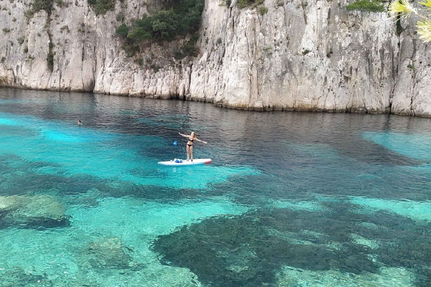 Cassis : Calanques National Park Standup Paddleboarding Tour