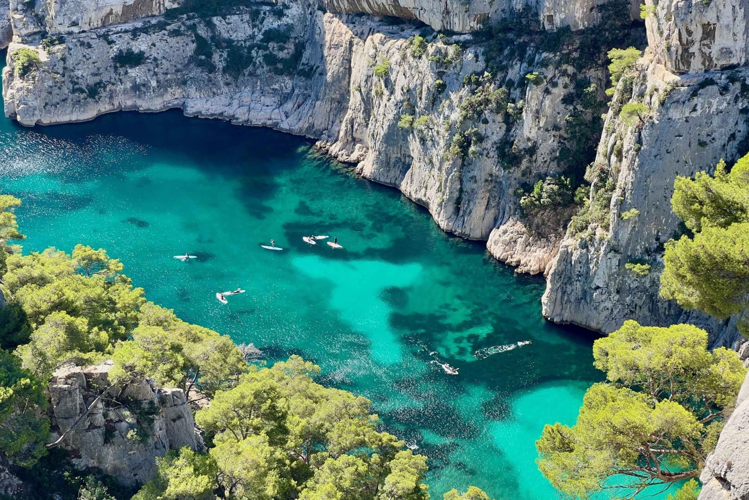 Cassis : Calanques National Park Standup Paddleboarding Tour