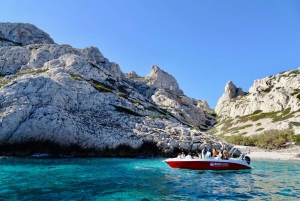 From Marseille: Iconic Calanques Boat Tour with Swimming