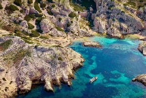 From Marseille: Iconic Calanques Boat Tour with Swimming