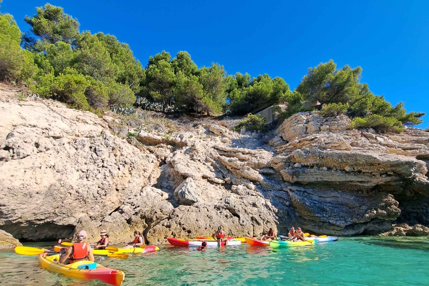 Marseille: Côte Bleue Calanques Half-Day Kayak Tour