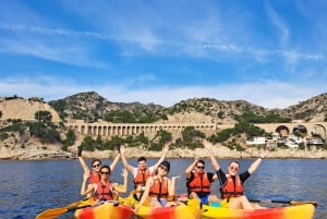 Marseille: Côte Bleue Calanques Half-Day Kayak Tour
