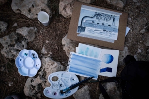 Marseille: Creative hike with watercolor and sketching on the Côte Bleue