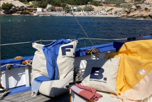 Marseille: Sailing cruise in the calanques, lunch and wine