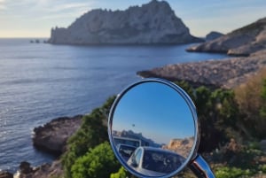 Marseille: Electric Motorcycle Rental with Smartphone Guide