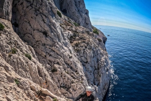 Multi Pitch Climb Session in the Calanques near Marseille