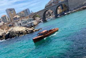 Vintage sunset boat tour of Marseille - small groups (2h)