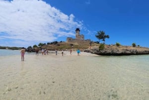 Maurice : Excursion en bateau rapide dans les 5 îles avec plongée en apnée et barbecue