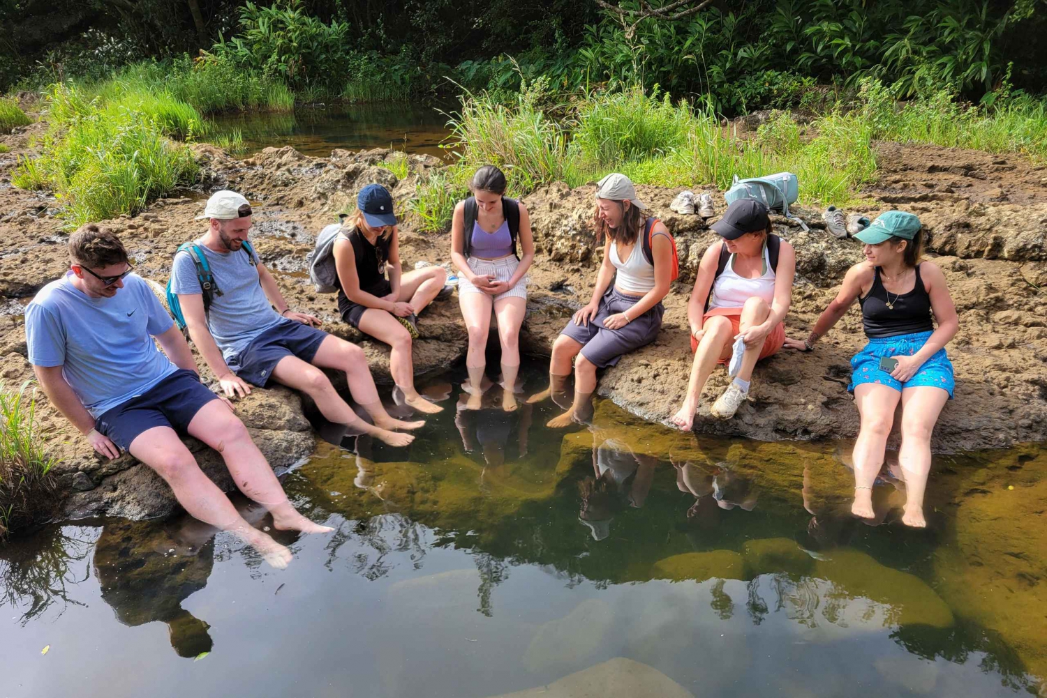 Mauritius-7 Wasserfälle kurze Schleife