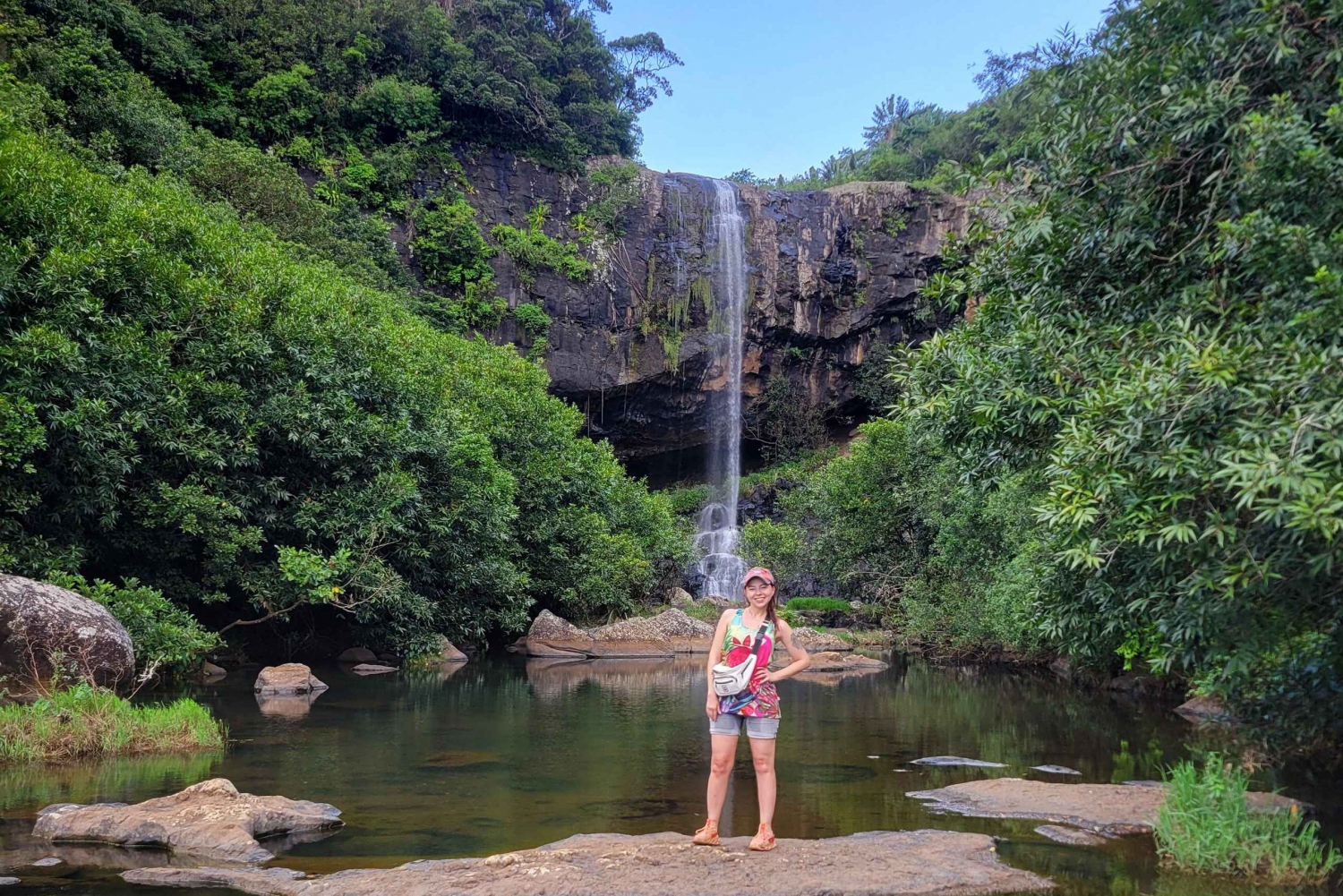 Mauritius-7 Wasserfälle kurze Schleife