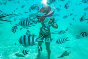 Activités à Belle Mare : promenade sous-marine, parachute ascensionnel, bouée tractée
