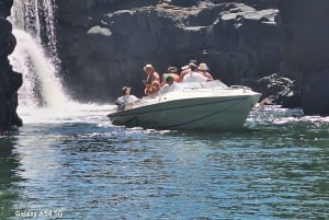 Blauwe baai: boottocht naar ile au cerf (5 eilanden, barbecue)