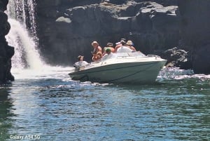 Blaue Bucht: Bootsfahrt zur ile au cerf (5 Inseln, Barbecue)