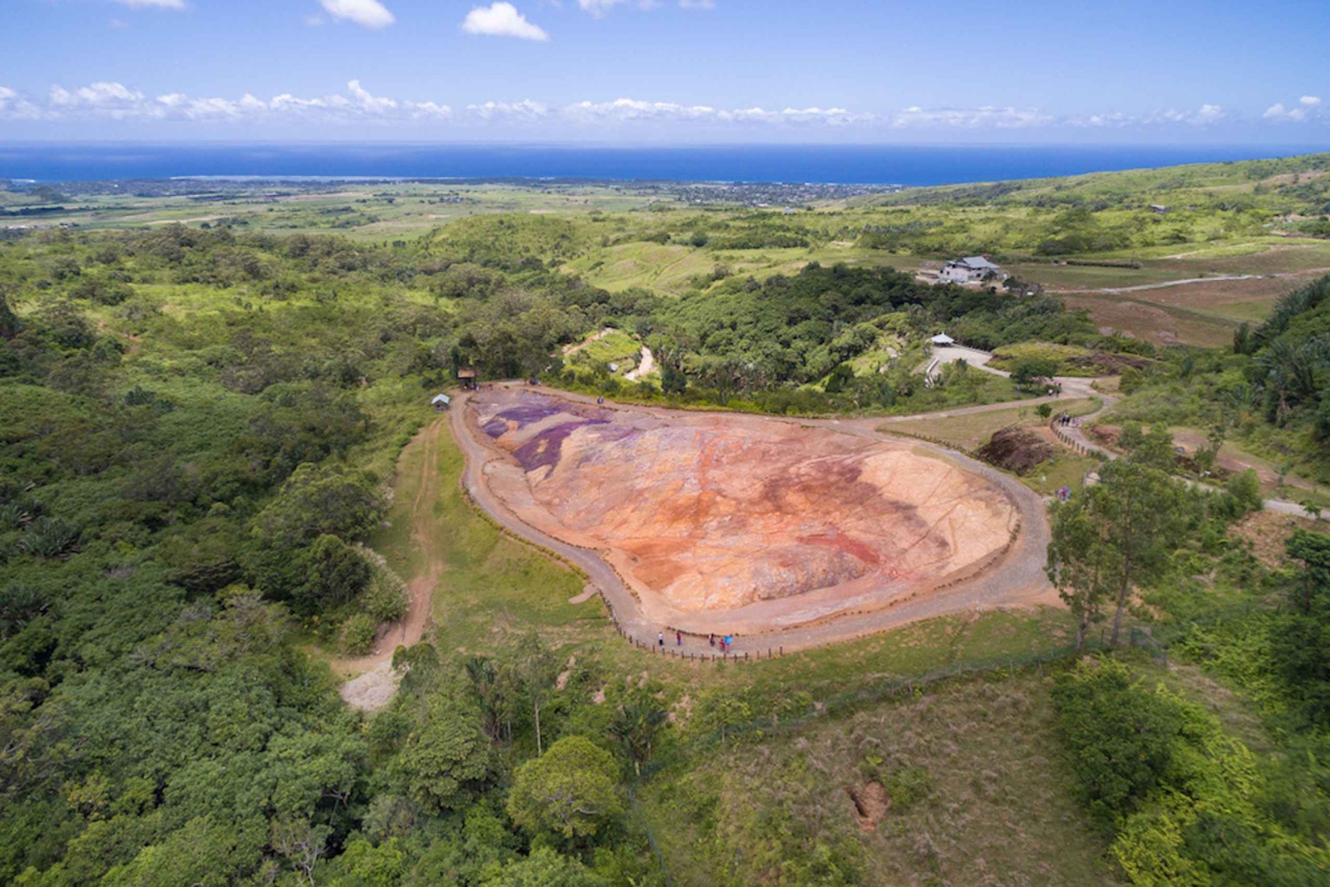 Blue Bay båt med glasbotten, äventyrspark & Gris Gris