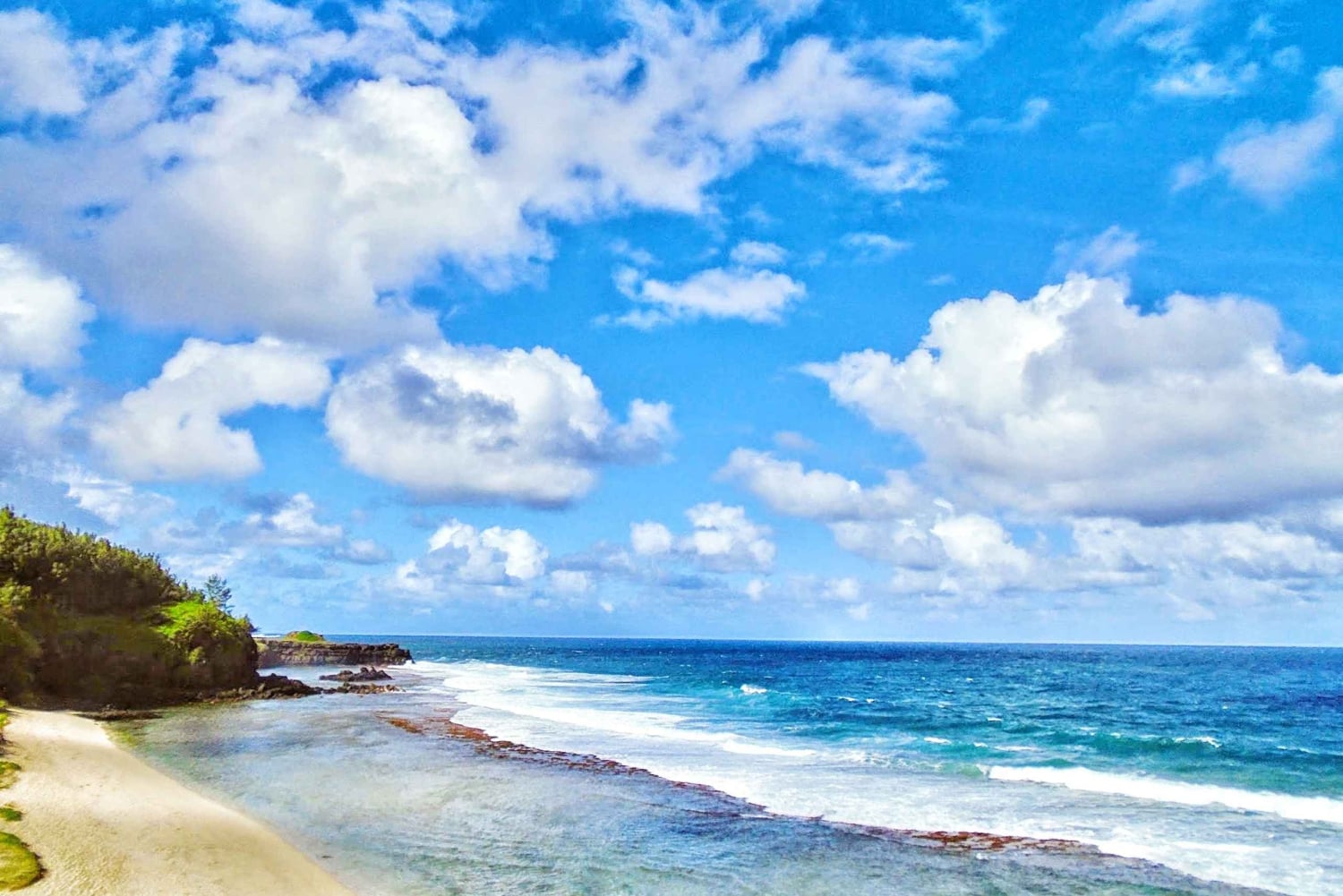 Blue Bay båt med glasbotten, äventyrspark & Gris Gris