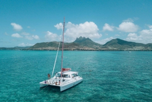 Catamaran cruise to Ile aux Cerfs from Pointe Jerome