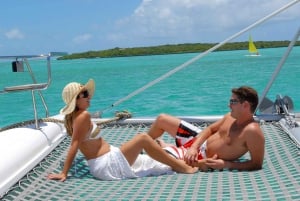 Catamaran cruise to Ile aux Cerfs from Pointe Jerome
