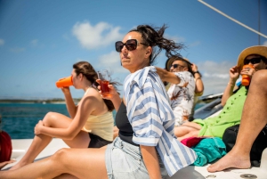 Katamarantur til Ile aux Cerfs med grillfrokost