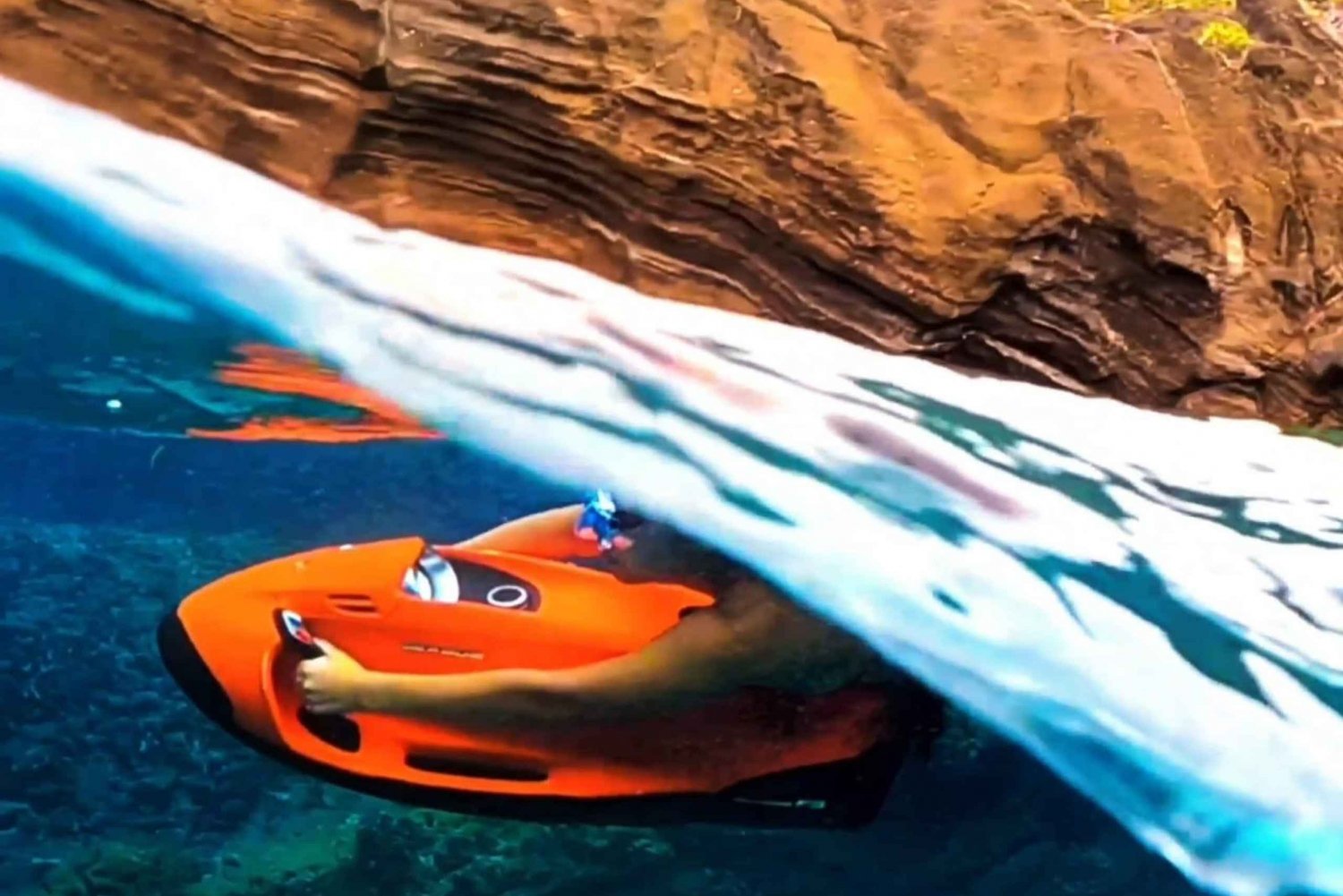 Mauritius: SEABOB exploration in the northern natural aquariums